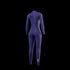 The One Fullsuit 4/3mm Zipfree Women 2024 - Purple